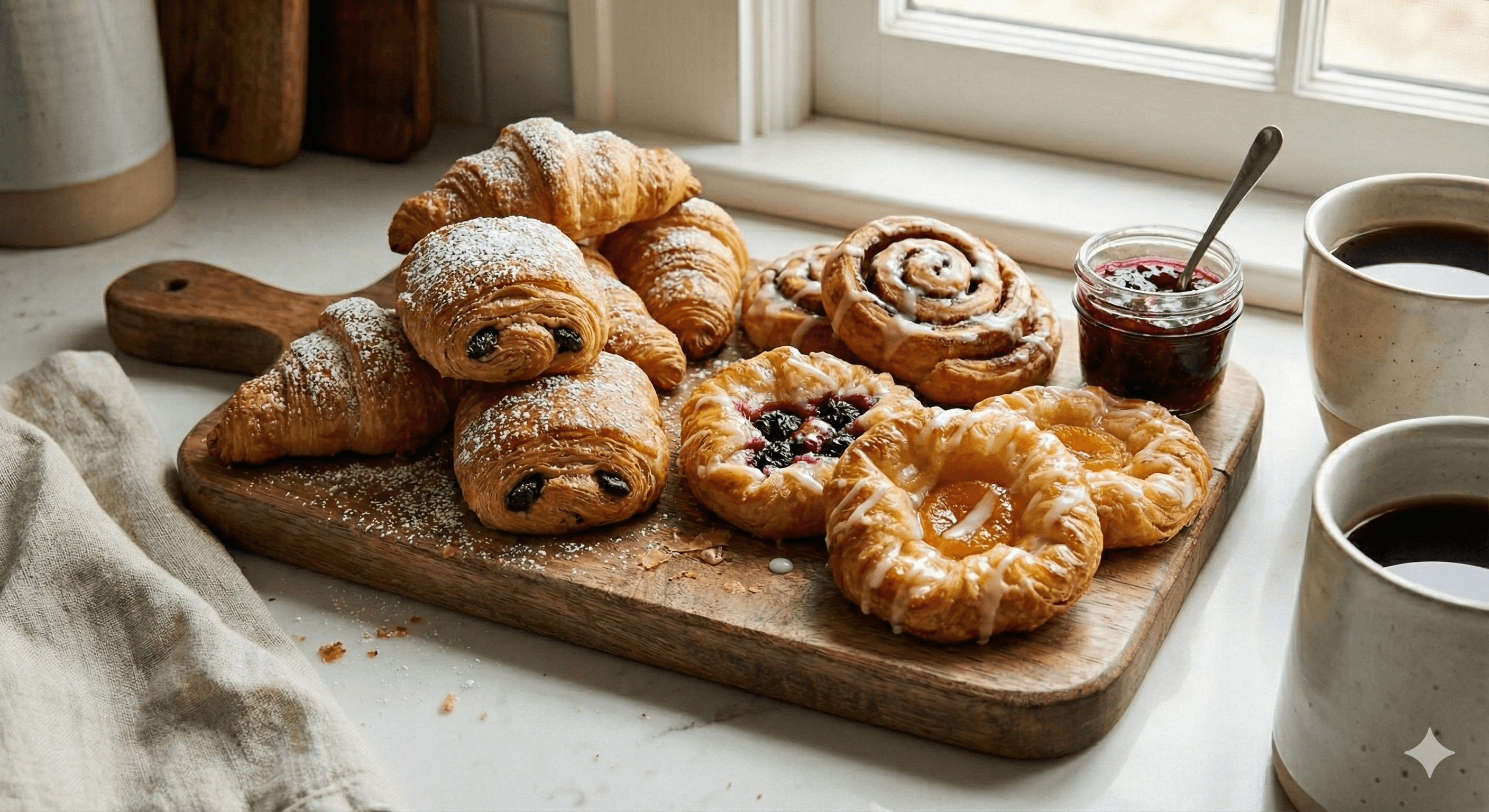 Maple pecan sandy cookies on rustic wood board